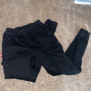 Almost Famous Hot Topic Black Jogger Pants